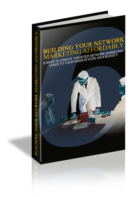Building Your Network Marketing Affordably